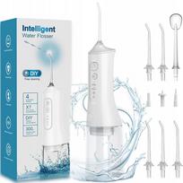 Elektrinis dantų irigatorius, 4 režimai, 6 antgaliai, 300 ml