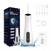 Dantų irigatorius DentSmile, 5 režimai, 5 antgaliai, belaidis komplektas