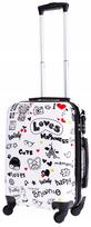 Kelioninis lagaminas BAGIA, 30 l, 4 ratai, polikarbonatas