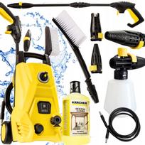 Aukštos slėgio plovimo įrenginys PREMIUM PRO 1500W su galinga pompa ir KARCHER skysčiu dovanų