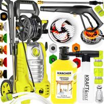 Aukšto slėgio plovimo įrenginys KARCHER, 280 bar, 3000 W, savaiminio įsiurbimo siurblys, žarnos ritė, skysčio talpa