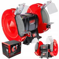 Stalinis šlifuoklis 1700W, dvigubas, 2x 200 mm akmens diskai