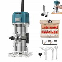 Medžio frezavimo staklės STRONG WOOD, 800 W, metalinis korpusas, 15 frezų komplektas