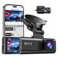 Vaizdo registratorius REDTIGER F7NP 4K, dviguba kamera, GPS, WiFi, superkondensatorius