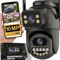 Lauko WiFi kamera, pasukama, 10 MP, 4K UHD, su vaizdo priartinimu ir garso sekimu