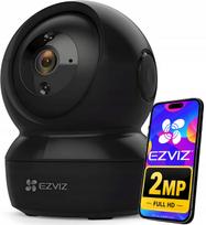 Vidaus WiFi kamera EZVIZ C6N, 2MP, Full HD, juoda, su 24/7 stebėjimu