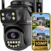 Lauko WiFi kamera su AI, 4K, 10MP, sukiojama, su priartinimu