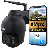 Lauko 4K 8MP sukamasis WiFi vaizdo stebėjimo kamera su 8x priartinimu