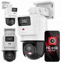 Stebėjimo kamera HiLook TandemVu PTZ-D4, 8MP (4MP+4MP)