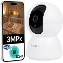 Vaizdo kūdikio stebėjimo kamera BLOW, 3MP, su WiFi, vidaus, su sukamąja galva ir judesio aptikimu