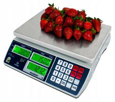 Elektroninės svarstyklės su patvirtinimu, 15 kg, Bielskie Wagi