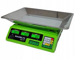 Elektroninės svarstyklės 40 kg/1 g, 6V, sandėliui ir parduotuvei