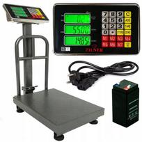Elektroninės svarstyklės 300 kg, 50x40 cm, parduotuvėms ir sandėliavimui