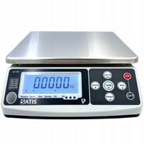 Elektroninės parduotuvės svarstyklės, 3 kg, patvirtintos, su 6V akumuliatoriumi
