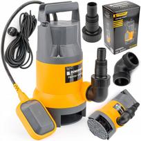 Panardinamasis siurblys švariam ir nešvariam vandeniui su plūduriu, 1600 W