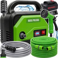 Sodo vandens siurblys BATTERY, 21V, 4Ah, 10 m žarna, purkštuvo rinkinys