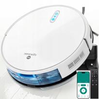 Grindų valymo robotas 4in1, siurbia, plauna, šluoja, 2000Pa, baltas