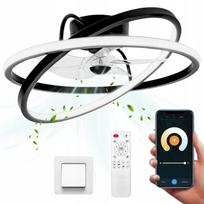 Lubų ventiliatorius su LED apšvietimu, 50 cm