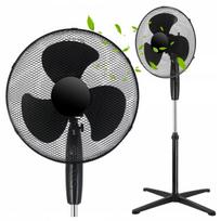 Grindinis ventiliatorius, 40 cm, 40 W, juodas, 3 greičiai, tylus