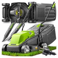 Elektrinė vejapjovė 32 cm 2200W Mega STRONG, su 2 peiliais, didele surinkimo dėže, agreeno AG021
