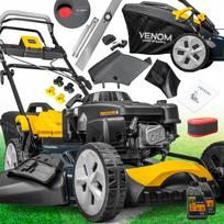 Benzininė vejapjovė VENOM, 56 cm, elektrinis užvedimas, savaeigė, 224 cc LONCIN variklis