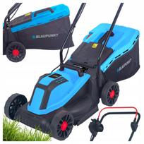Elektrinė vejapjovė BLAUPUNKT 1800 W, 33 cm, lengva, 35 l krepšys, reguliuojama