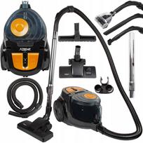 Dulkių siurblys be maišelio, lengvas, galingas, su ciklonine sistema, turbo šepečiu ir HEPA filtru