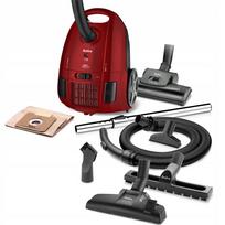 Dulkių siurblys su maišeliu Amica FEN TURBO VM 2063, 900W, 3 l, raudonas