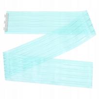 PVC durų užuolaida 1ZEST, permatoma, mėlyna