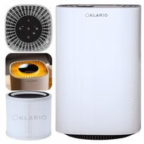Oro valytuvas KLARIO su HEPA filtru, tylus, 20 m², su laikmačiu, tinka alergiškiems