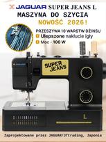Siuvimo mašina Jaguar Super Jeans L, 23 dygsniai, siūloma džinsams, su servo varikliu