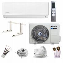 Oro kondicionierius Kaisai Ice White 2,6 kW su WiFi, montavimo komplektas, baltas