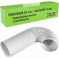 Oro kondicionieriaus žarna, 15 cm x 3 m, sustiprinta viela