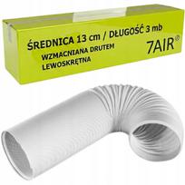Oro kondicionieriaus žarna langui, 13 cm, 3 m, sustiprinta viela