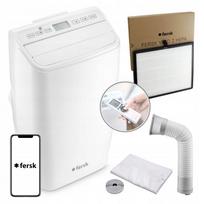 Mobilus oro kondicionierius FERSK VIND 2, 5in1, 40 m², sausina, šildo 3,52 kW, HEPA filteris