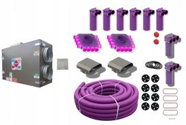 Rekuperacinės vėdinimo sistema namui 70–99 m² su valdymo pultu SET 77