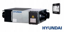 Rekuperatorius HYUNDAI HRS-600, 600 m³/h, su šilumos ir drėgmės atgavimu, valdikliu