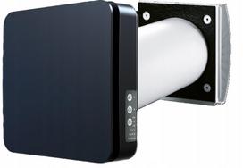 Rekuperatorius Blauberg VENTO inHome WiFi, juodas, iki 50 m³/h, keramikinis
