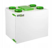 Rekuperatorius Wanas 400_V XF, 400 m³/h, iki 180 m², 34,7 dBA, dešinės/kairės pusės