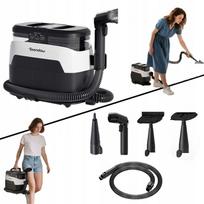 Garinis dulkių siurblys Teendow C6MAX, 1650W, 12000Pa, 3 in 1, 4 m laidas, 2 bakeliai