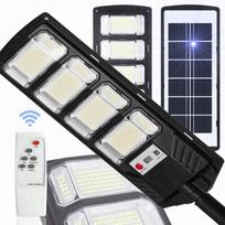 Lauko LED gatvės šviestuvas SOLAR, 1600W, su judesio ir sutemų jutikliu, nuotolinis valdymas, IP65