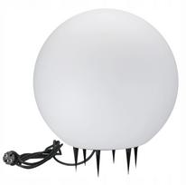 Lauko sodo šviestuvas, balta plaktuko formos gaubtu, 50 cm, E27, IP65