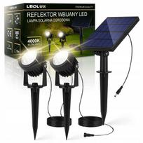 LED sodo žibintai, saulės energija, IP44, 2 vnt.