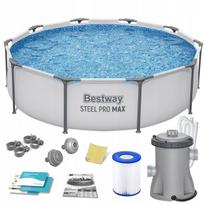 Sodo baseinas su rėmu ir pompa Bestway 56408, 305 x 76 cm