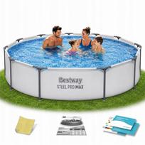 Sodo karkasinis baseinas BESTWAY 305 x 76 cm, 4 dalių rinkinys