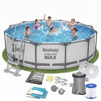 Vaikiškas rėminis baseinas BESTWAY FAMILY XXL, 366x100 cm