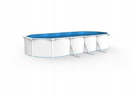 Ovalus sodo baseinas CANADIAN SET 730x360 cm, 1,3 m aukščio, su ritiniu
