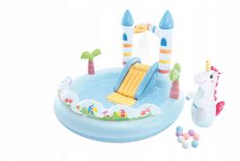 Vandens žaidimų aikštelė su čiuožykla UNICORN 196 cm Intex 56148