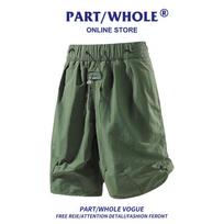 PART/WHOLE Men's Dopamine Quick-Dry Sport Shorts L armijos žalia spalva