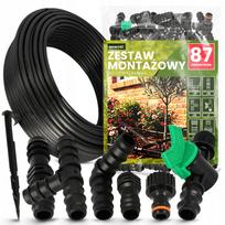 Lašelinė laistymo sistema PE 16 mm, 100 m, 87 dalių rinkinys